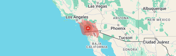 5.2-magnitude earthquake strikes Julian, California, in San Diego County
