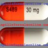 Buy Vyvanse 30 mg – s489 30 mg Orange and White Capsule